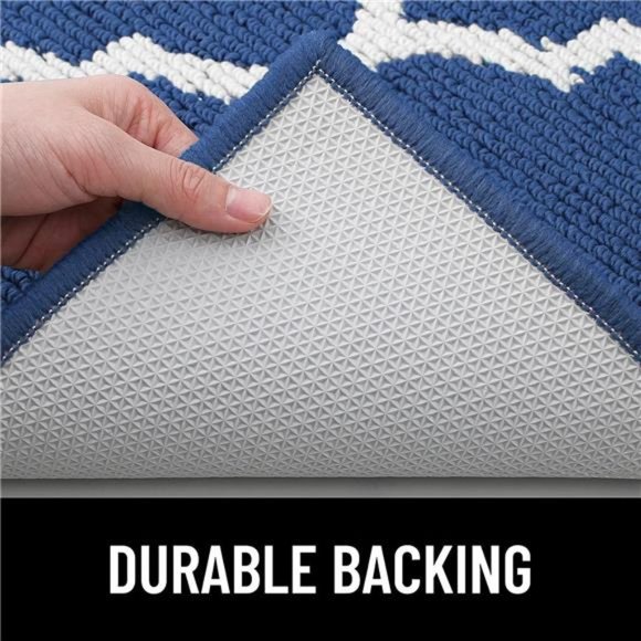 Indoor Door Mat, 36x24, Non-Slip Absorbent Resist Dirt Entrance Mat, Washable - Picture 4 of 6